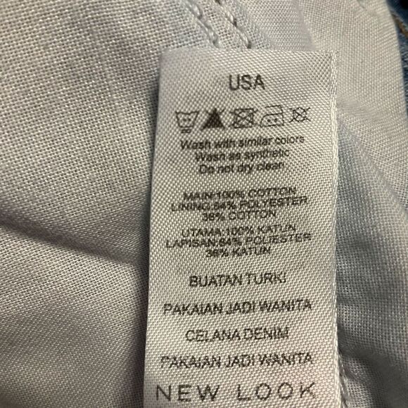 New Look Tori Five Pocket Mom Jeans with Stripes Down Leg. Size 4. 100% cotton - Picture 12 of 12